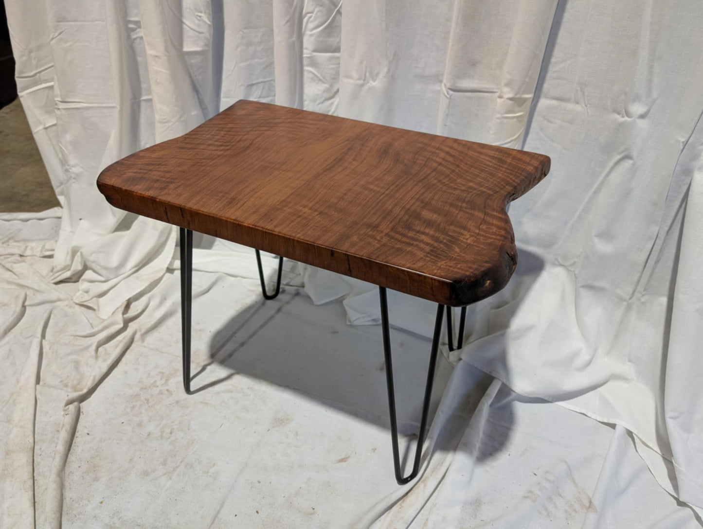 "Redwood Ripple" - Redwood Side Table