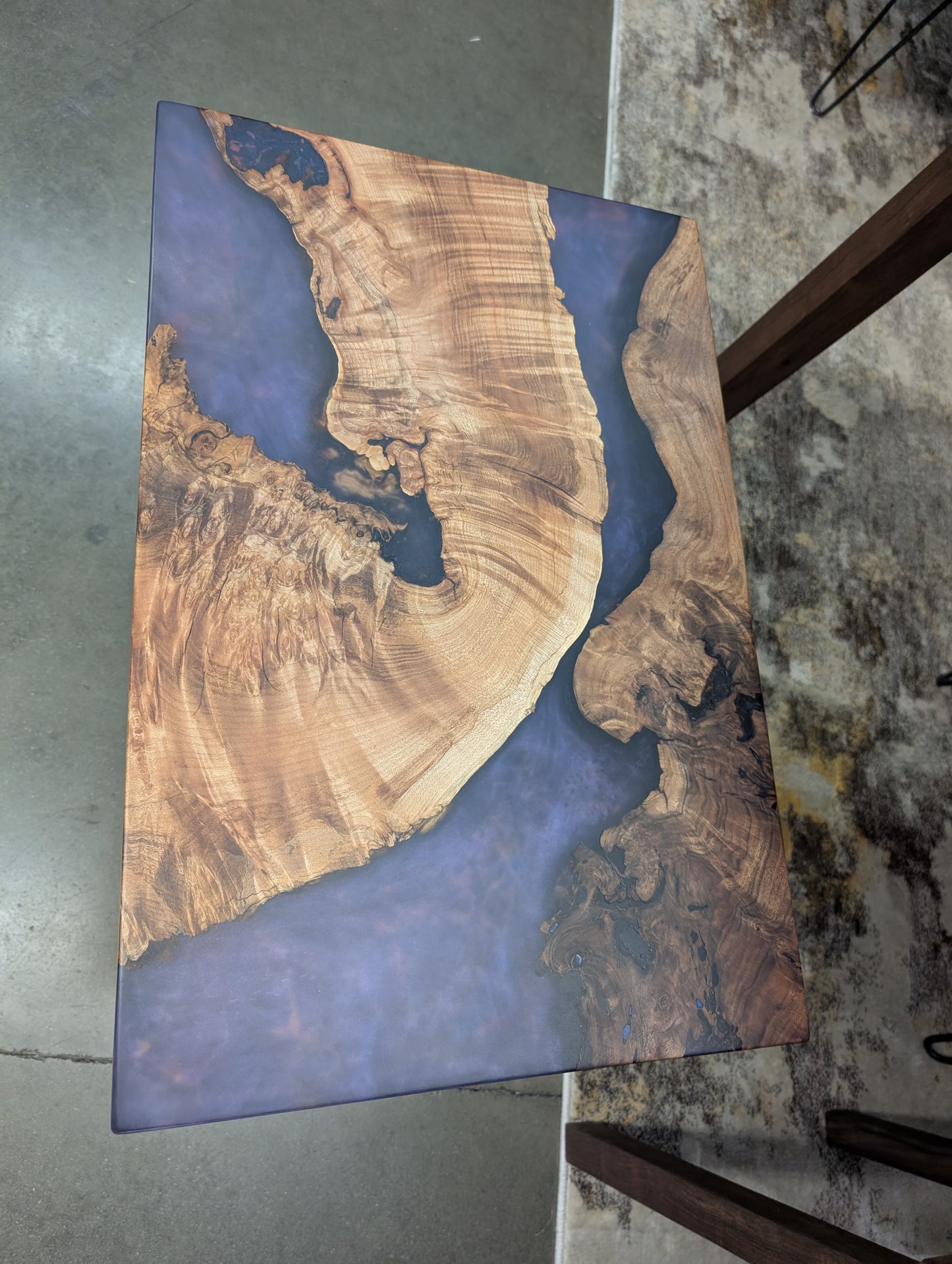 Walnut and maple - Purple Haze