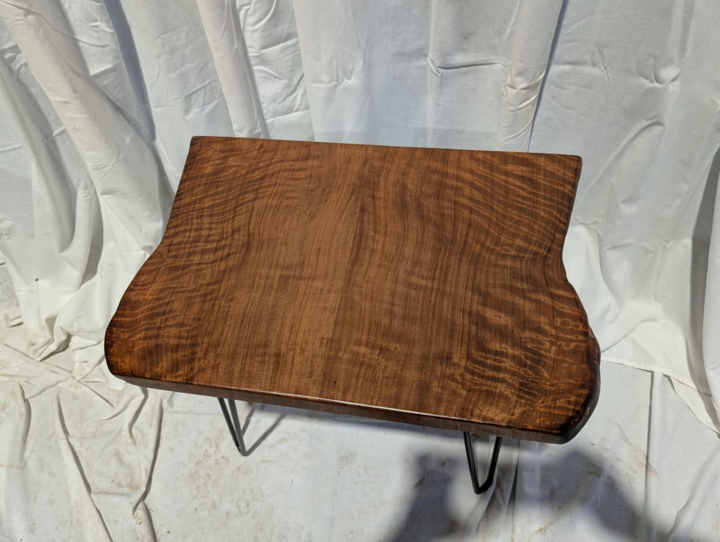 "Redwood Ripple" - Redwood Side Table